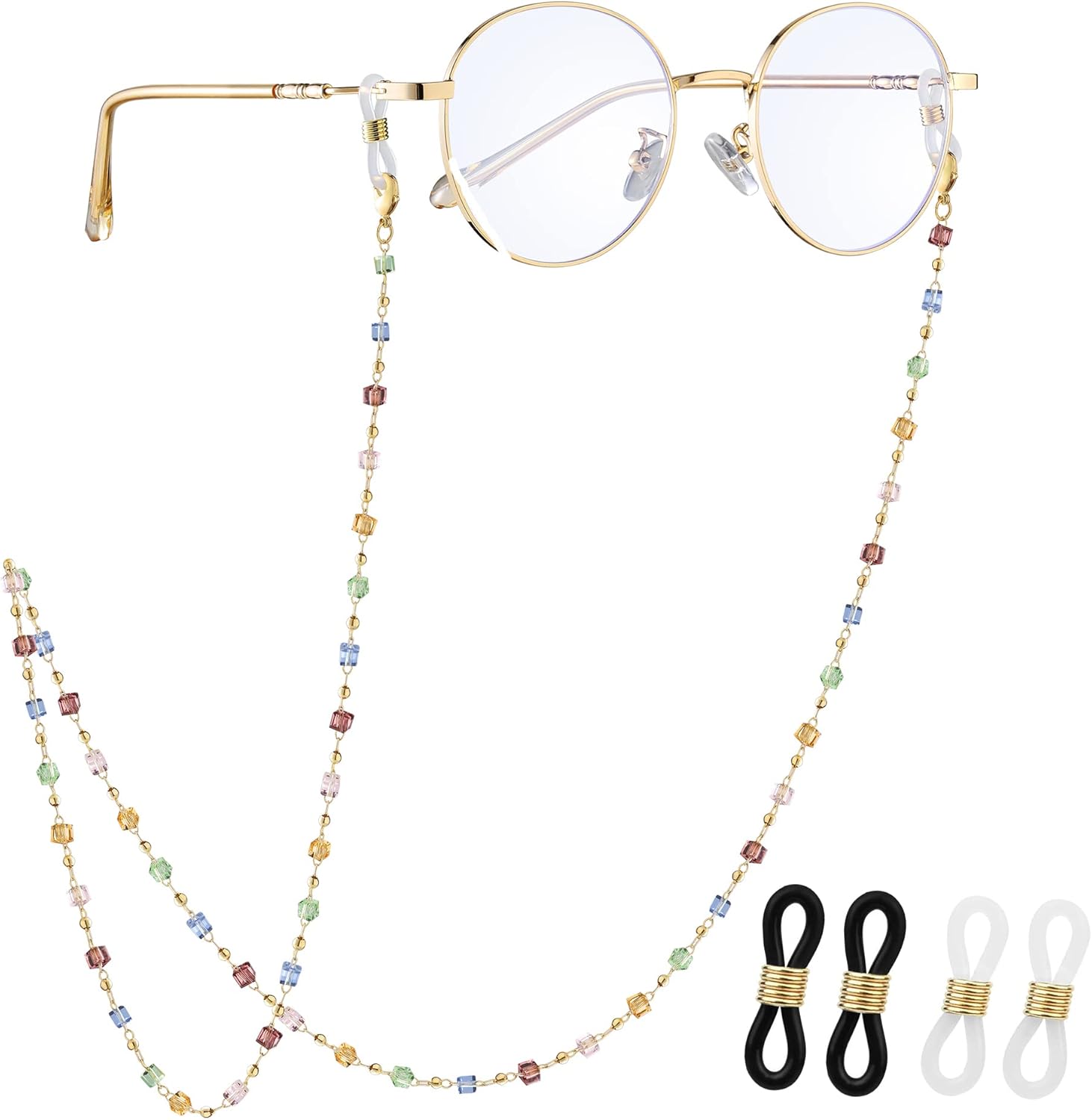 Eyeglasses Chain for Women, Natural...