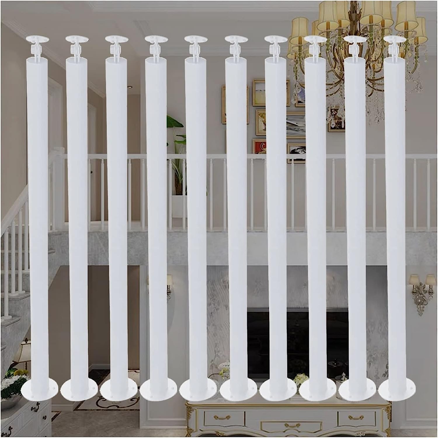 Remodelage d'escalier intérieur avec rampe moderne et balustres de balcon