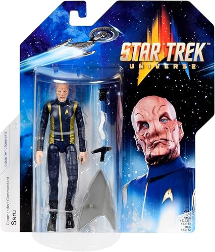 Miniatura 4 de Star Trek Universe: Figura de acción Commander Saru Discovery de 5" con accesorios