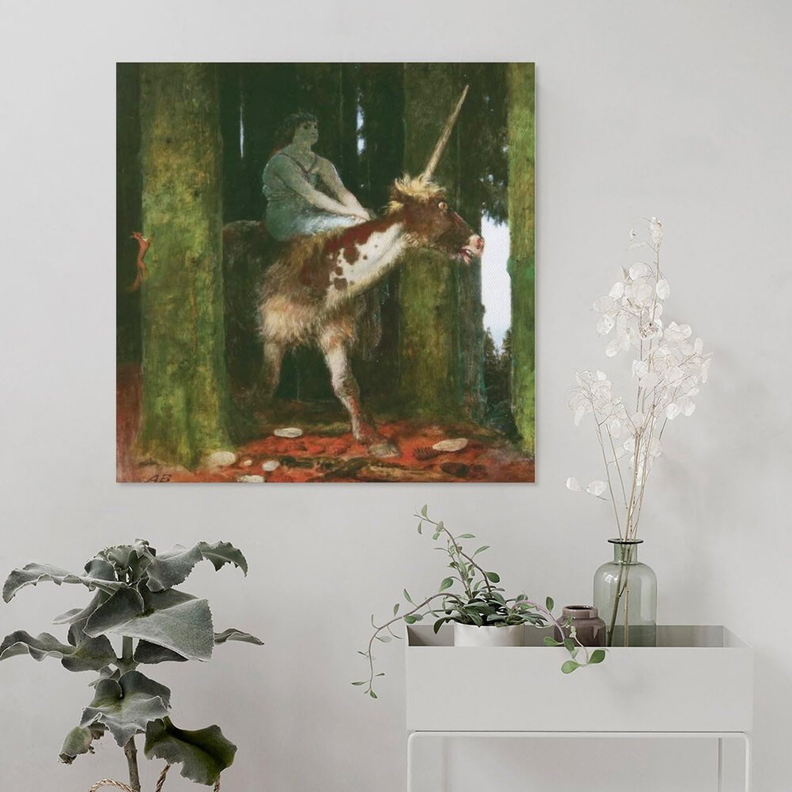 Amazon.co.jp: アルノルト・ベックリン象徴主義の画家の絵画（森の静寂