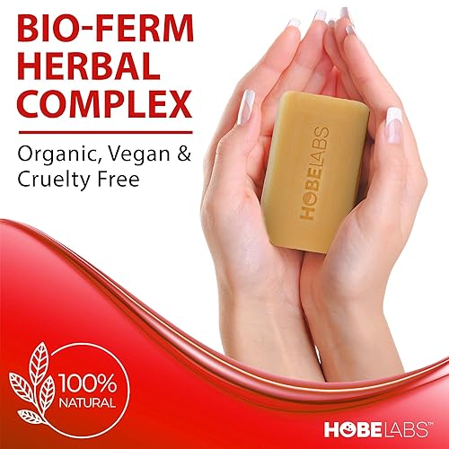 Miniatura 4 de Hobe Labs Barra de champú hidratante Zen Day - Limpia y nutre tu cabello. Complejo herbario Bio-Ferm - Construye un cabello fuerte