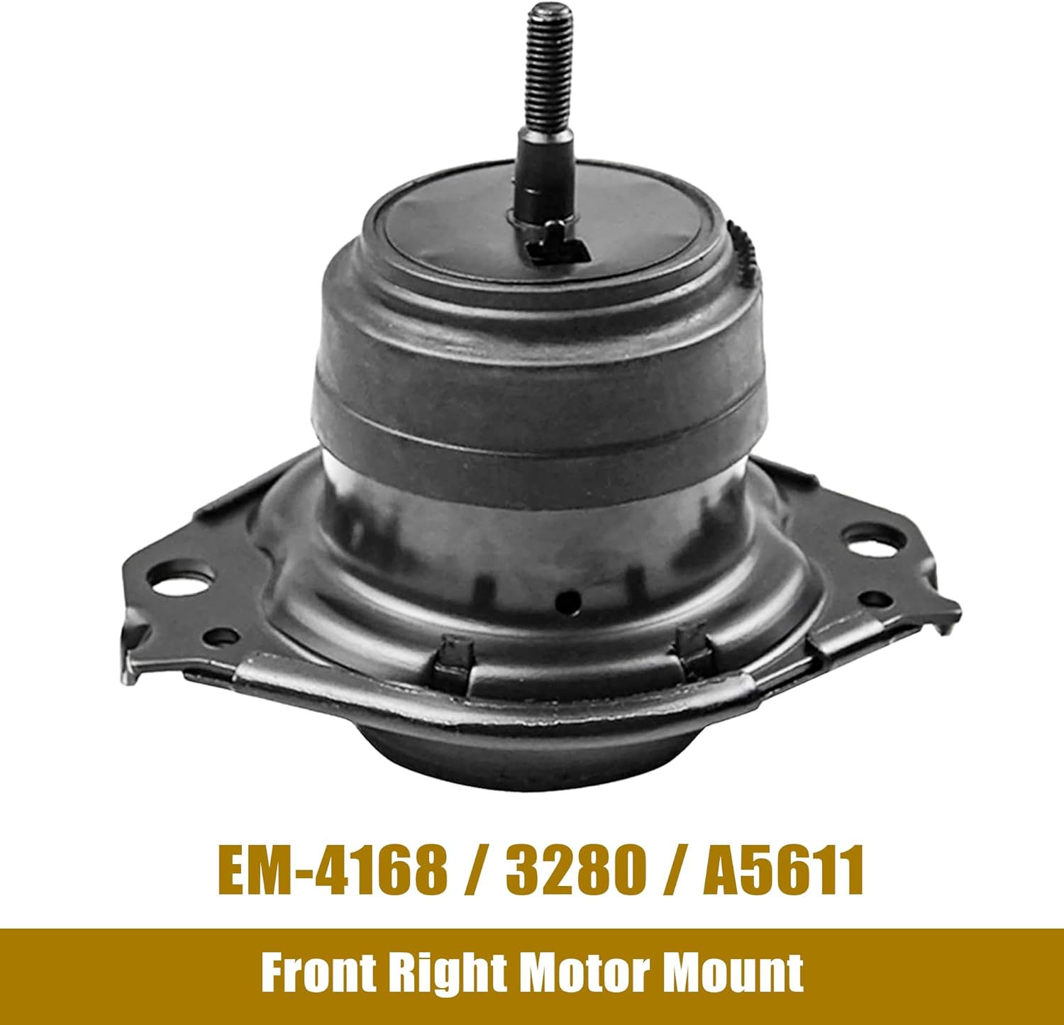 PartsFlow 3PCS Engine Motor Mount and Transmission Mount Set, Engine Mount Support Kit for 2011-2019 Jeep Grand Cherokee & Dodge Durango 3.6L/5.7L RWD A5611 A5488