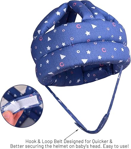 Miniatura 3 de Casco de bebé para gatear caminar cojín suave sin golpes