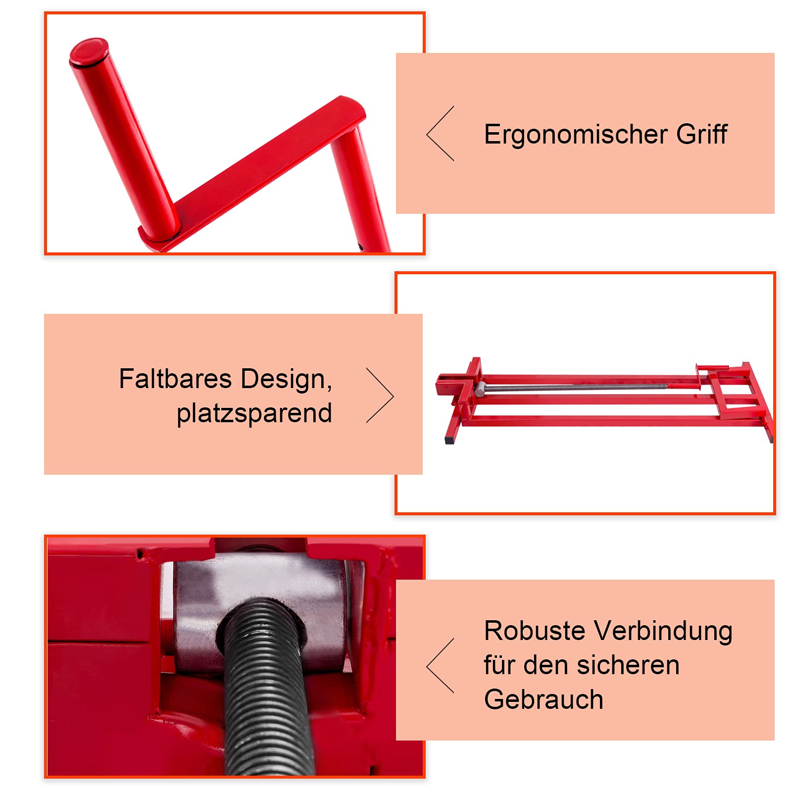 GOPLUS Rasentraktor Heber Hebevorrichtung 400 kg 45° stufenlos verstellbar Kippvorrichtung Aufsitzmäher Hebebühne
