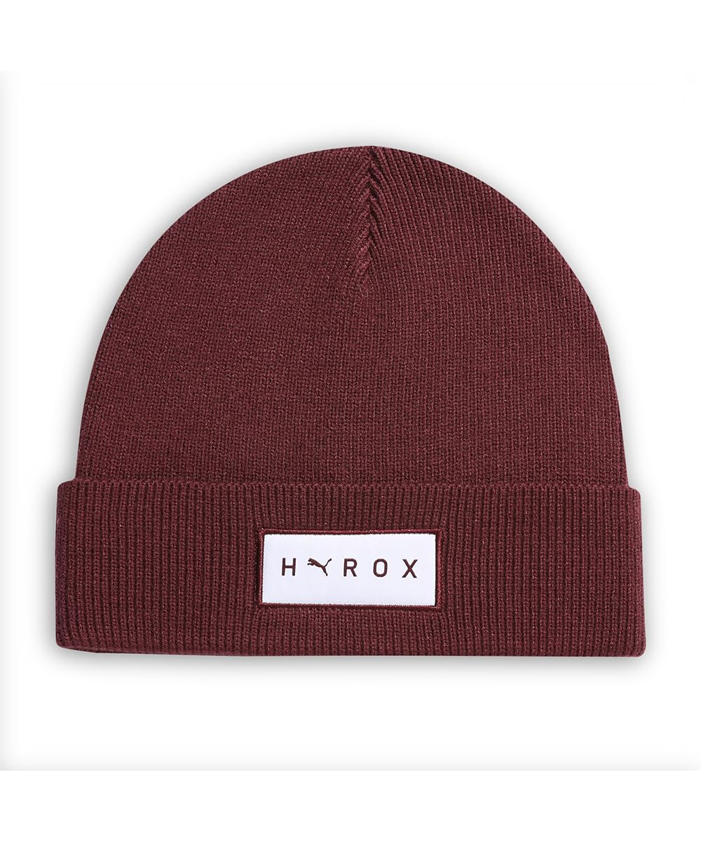 PUMA Hyrox Mid Crown Beanie Ruby Shimmer
