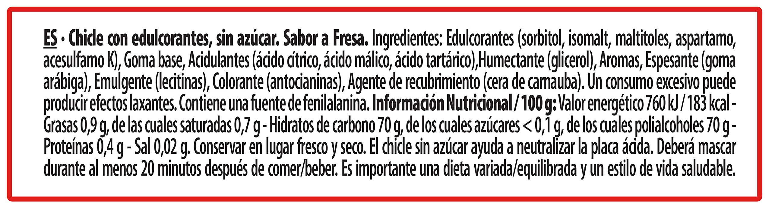 Trident Fresh Gragea Fresa Chicles sin Azúcar con Sabor a Fresa Paquete de 24 Envases de 14,5 g