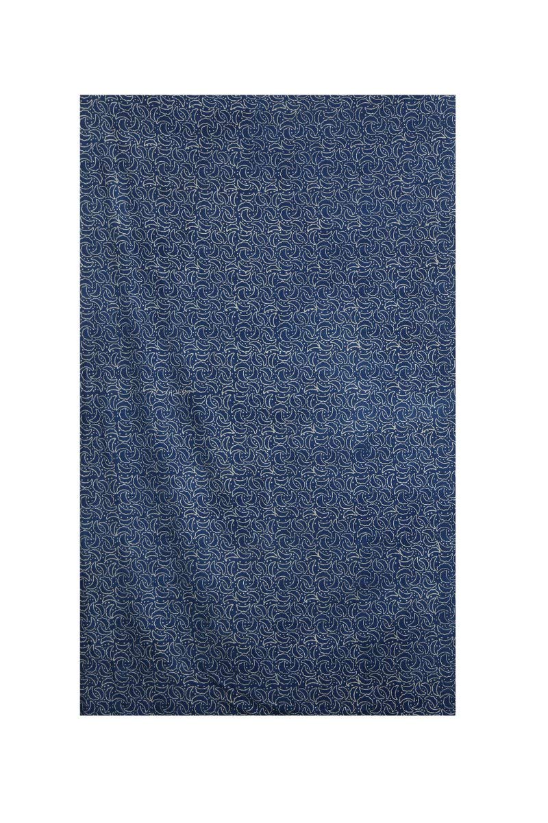 Tela de impresión de bloque de lona gruesa Trade Star, telas de tapicería índigo para sillas, tela india para Craft 350 GSM (10 metros)