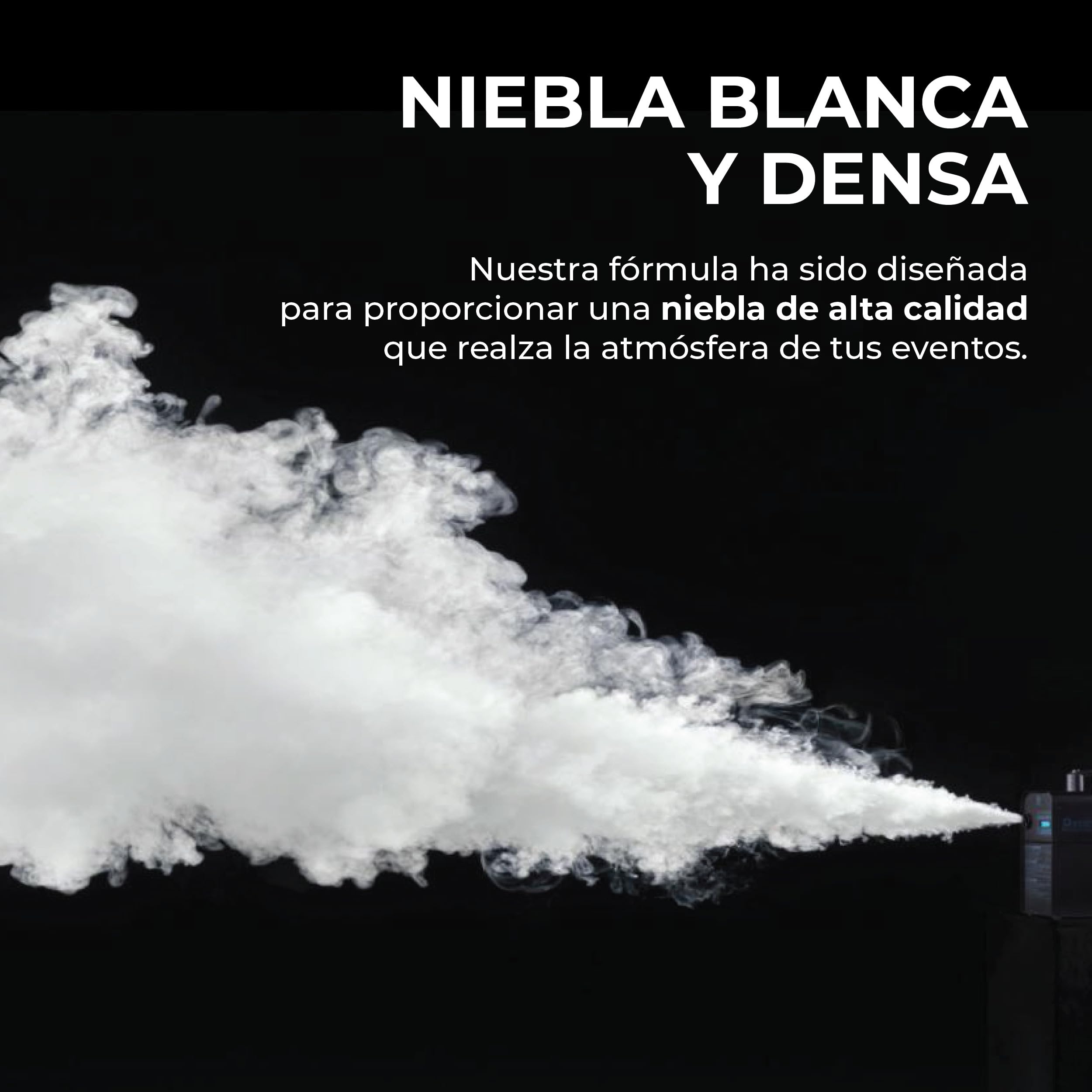 LUCCY Líquido Máquina de Humo Natural 5 Litros - Fórmula Mejorada - Alta Densidad y Larga Duración, Seguro para Respiración, Fiestas, Eventos, Discoteca