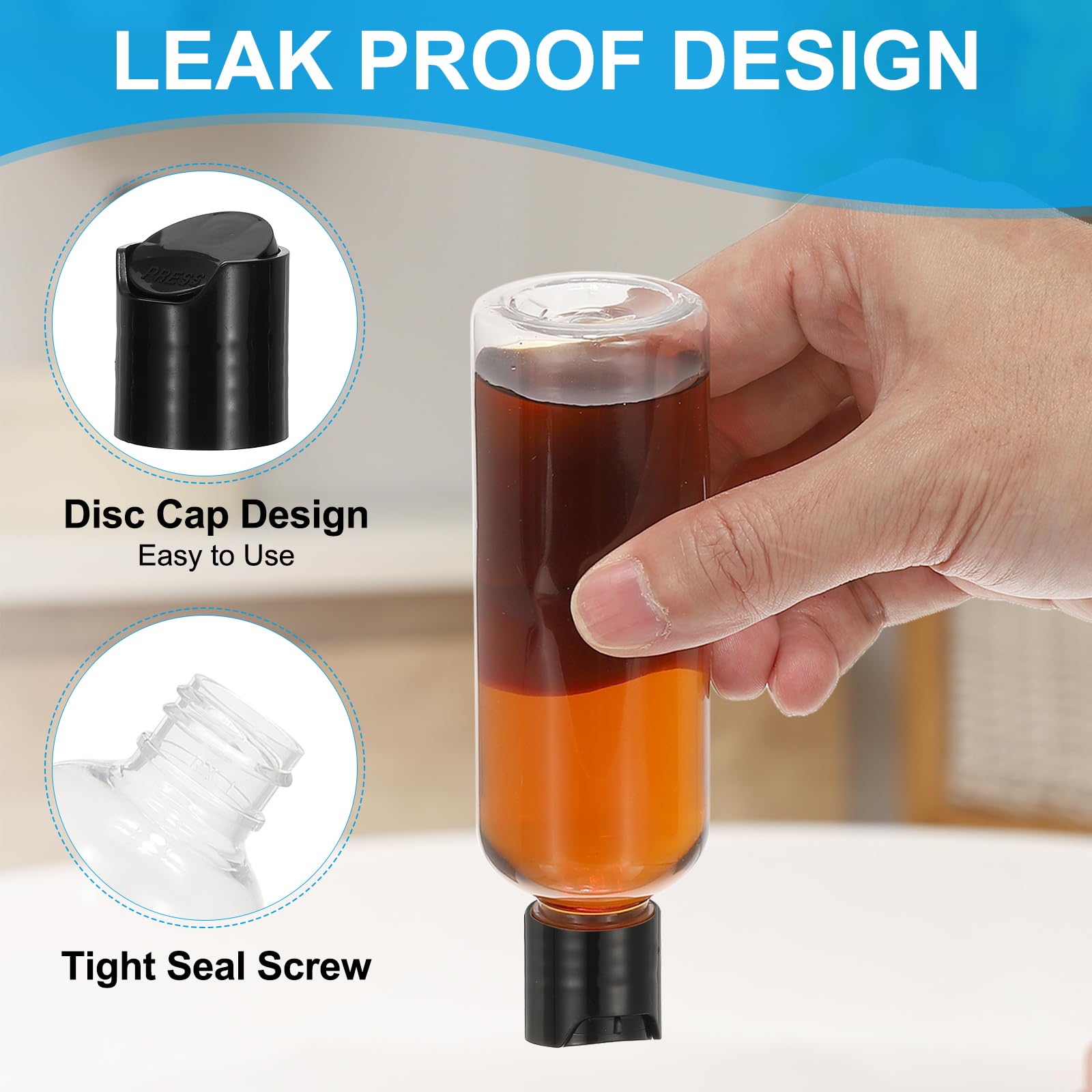 PATIKIL Travel Bottles with Disc Cap - Image 4