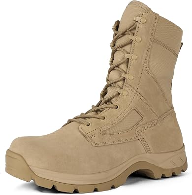 Men's Tactical Combat Boots Waterproof Anti-slip Breathable Military Boots for Police Security Hiking Outdoor