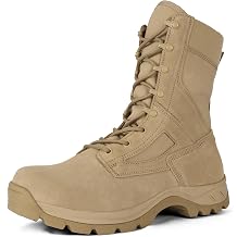 Lightweight Tactical Military Boots for Men Women Breathable Army Combat Police Boots for Work Motorcycle