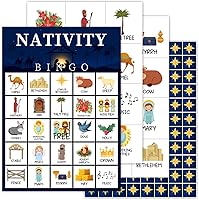 Vista 7 de Juegos de fiesta de bingo de Navidad con 24 jugadores, juegos de fiesta de Navidad para mujeres, suministros de fiesta, actividades familiares