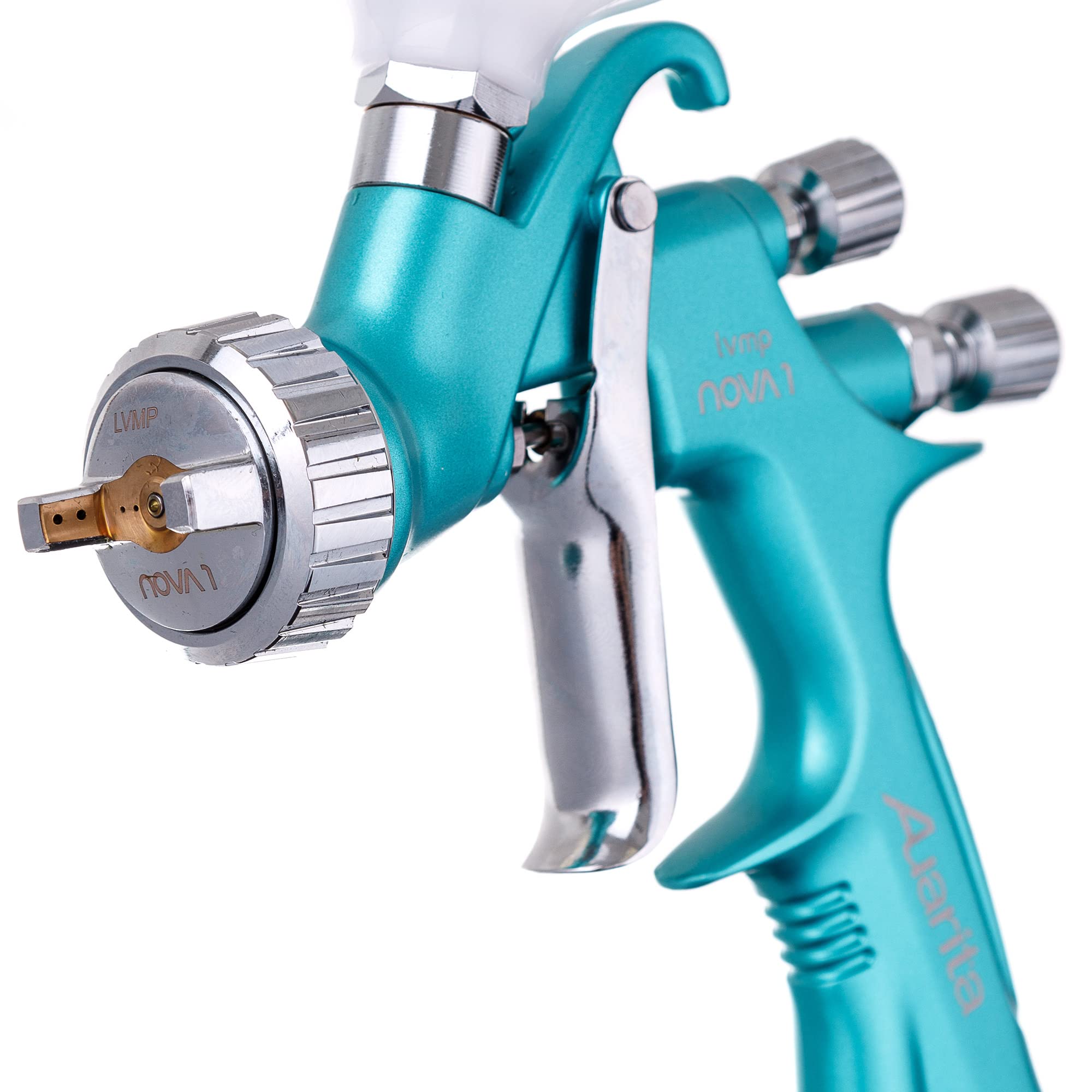 Pistolet à Peinture de Pulvérisation Nova 1 AUARITA LVMP Buse 1.3mm Blue