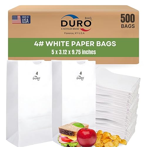 Miniatura 16 de Duro 2# Bolsas de palomitas de maíz blancas, 100 unidades, bolsas de papel blanco pequeñas a granel para dulces, galletas, aperitivos y golosinas