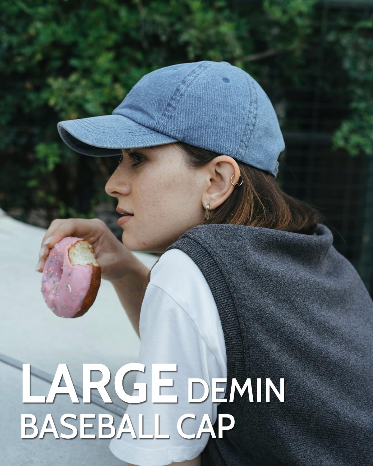 Feng Shui， XL/XXL prana bawełniana czapka z daszkiem duże główki czapki mężczyźni kobiety duże czapki do biegania 23,5–25,5 cala Vintage czapka sportowa do golfa na świeżym powietrzu tenis