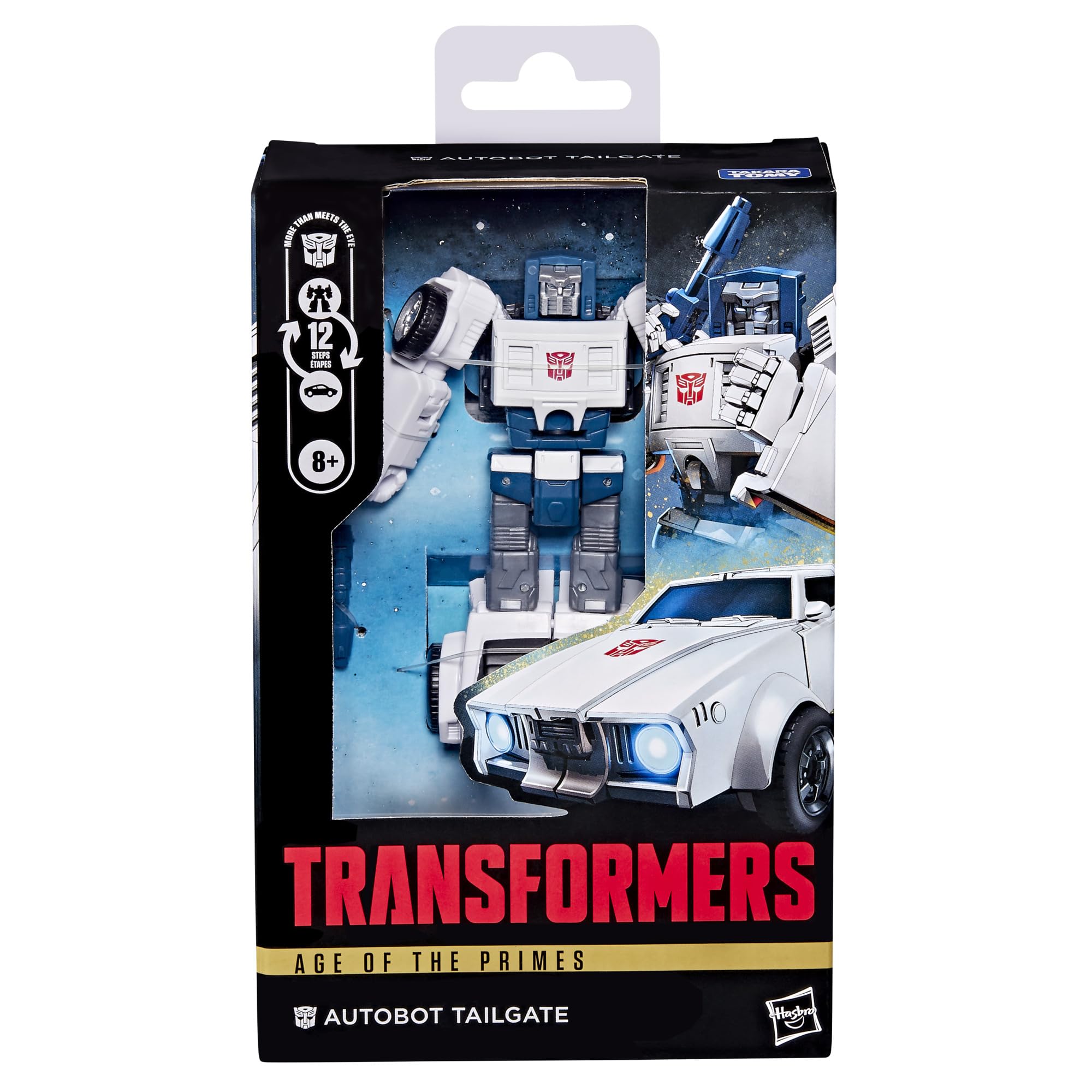Transformers Age of The Primes, Autobot Tailgate Clase de Lujo, Figura de acción Convertible de 13 cm, Juguetes Robots, A Partir de 8 años