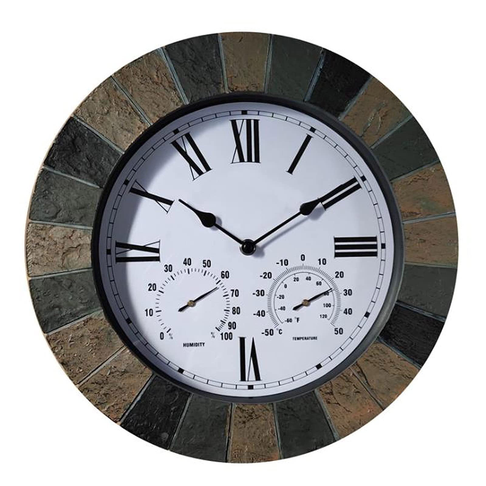 Horloge murale de jardin pour lire l'heure et la température sans quitter des yeux vos plantes