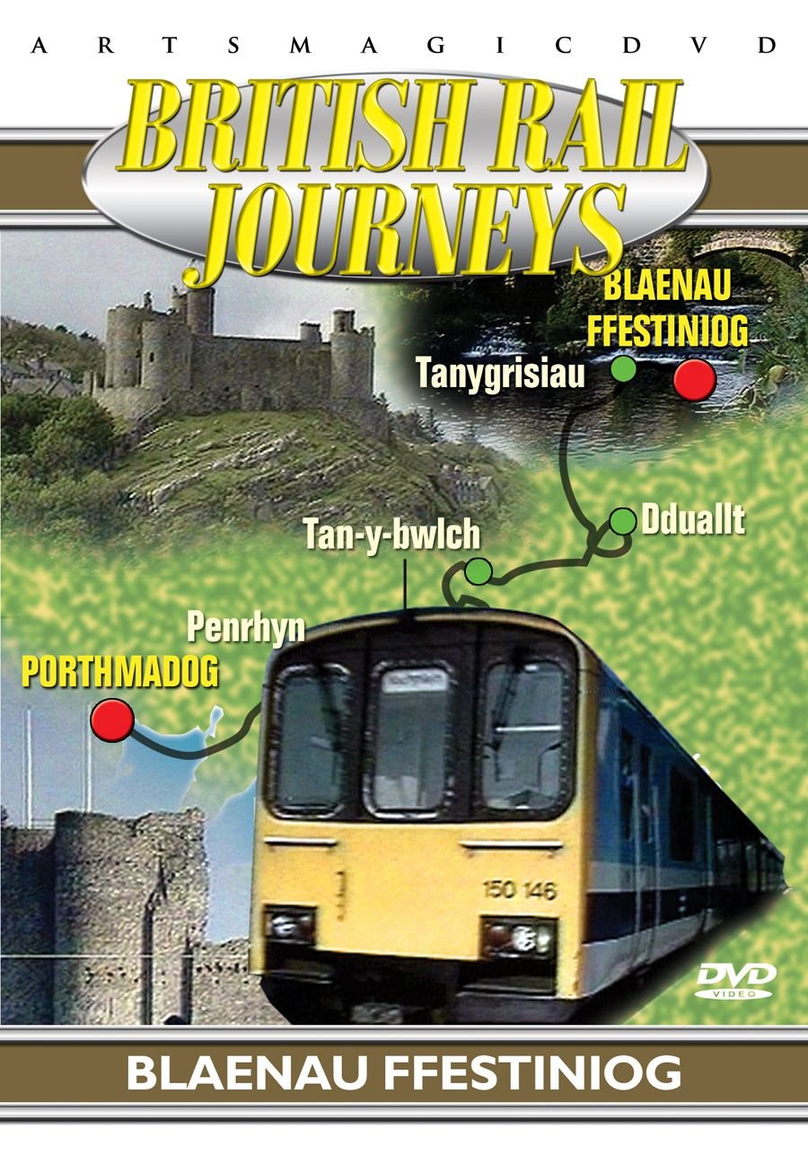 British Rail Journeys: Blaenau Ffestiniog DVD con el trayecto ferroviario histórico de Gales