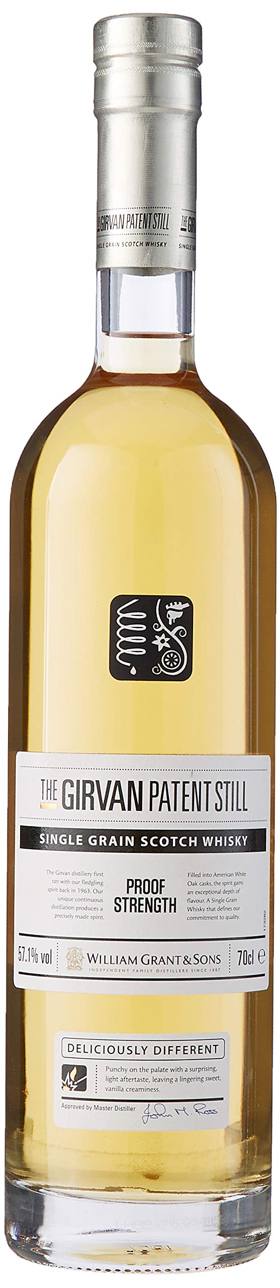 Girvan Patent Still Proof Strength Whisky, 70 cl