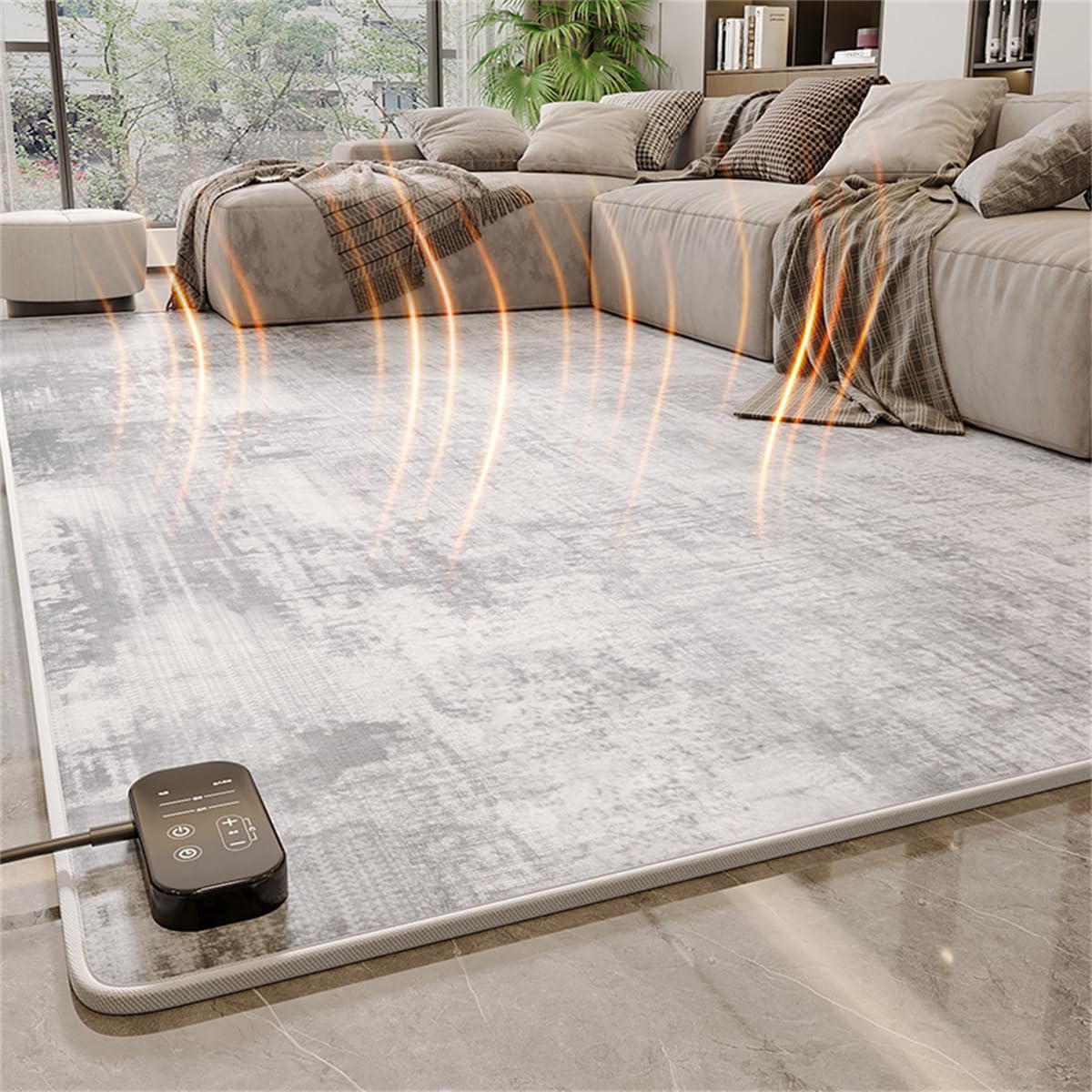 Tapis chauffant infrarouge étanche avec minuterie 12h