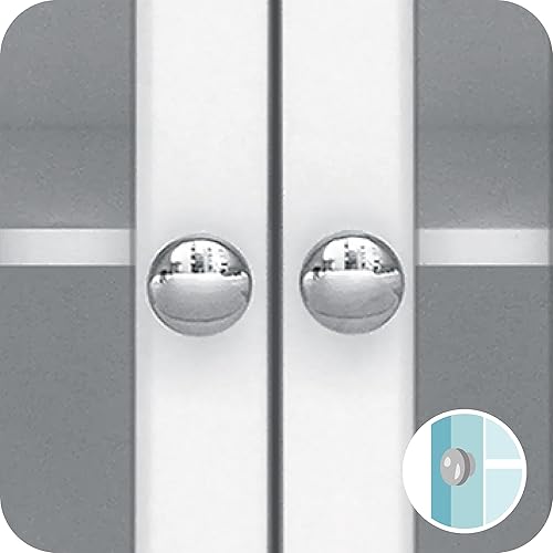 Miniatura 63 de Elegant Home Fashions Dawson Collection clóset de pared con estantes, color blanco Blanco,Gris,Espresso oscuro,Espresso,Blanco y