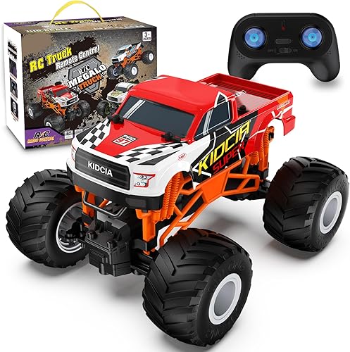 Miniatura 8 de Auto a control remoto, camión monstruo a control remoto a escala 116 para niños, autos RC todo terreno de 2.4 GHz para niños y niñas 4-7 8-12,