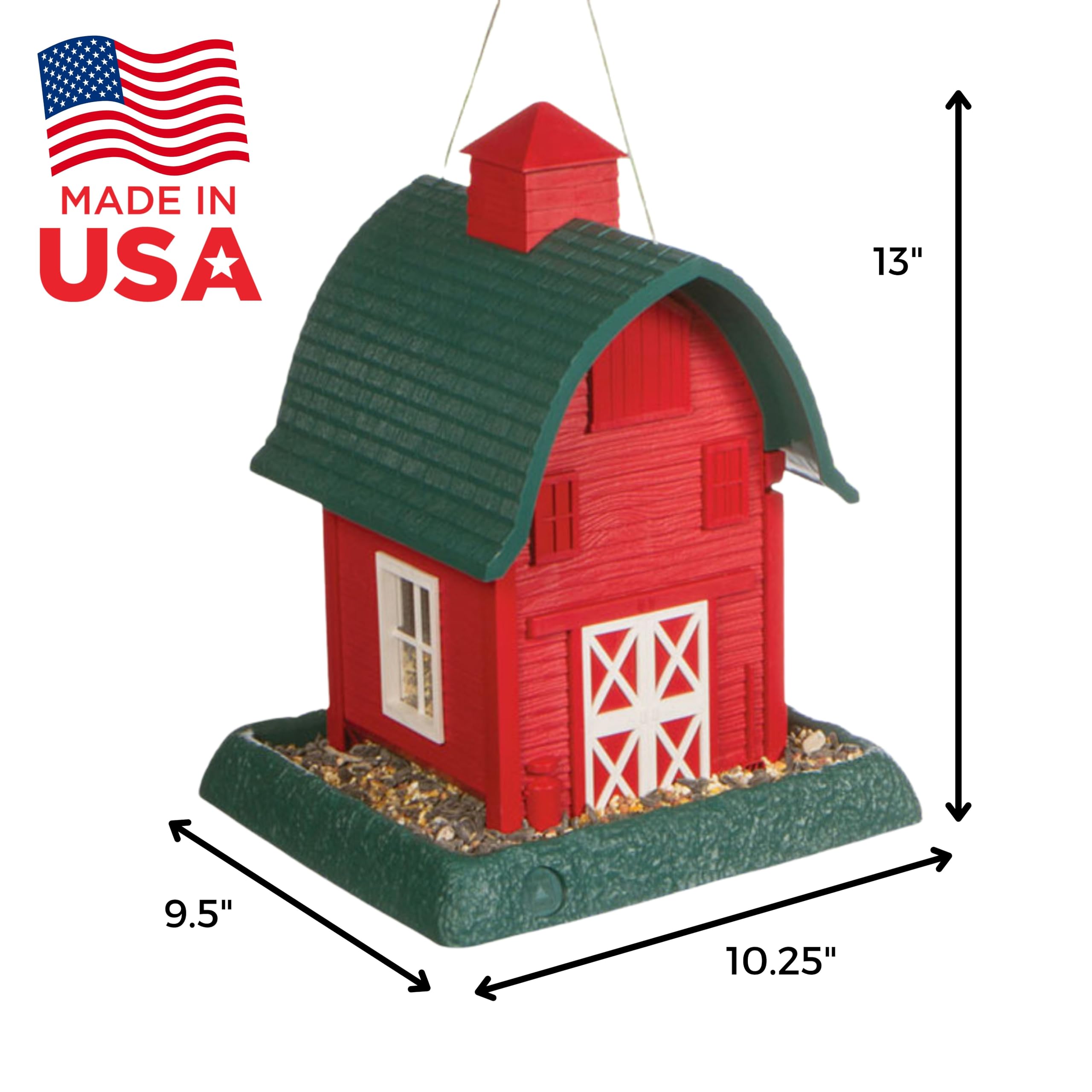 Village Collection bebedero para aves en forma de casa.