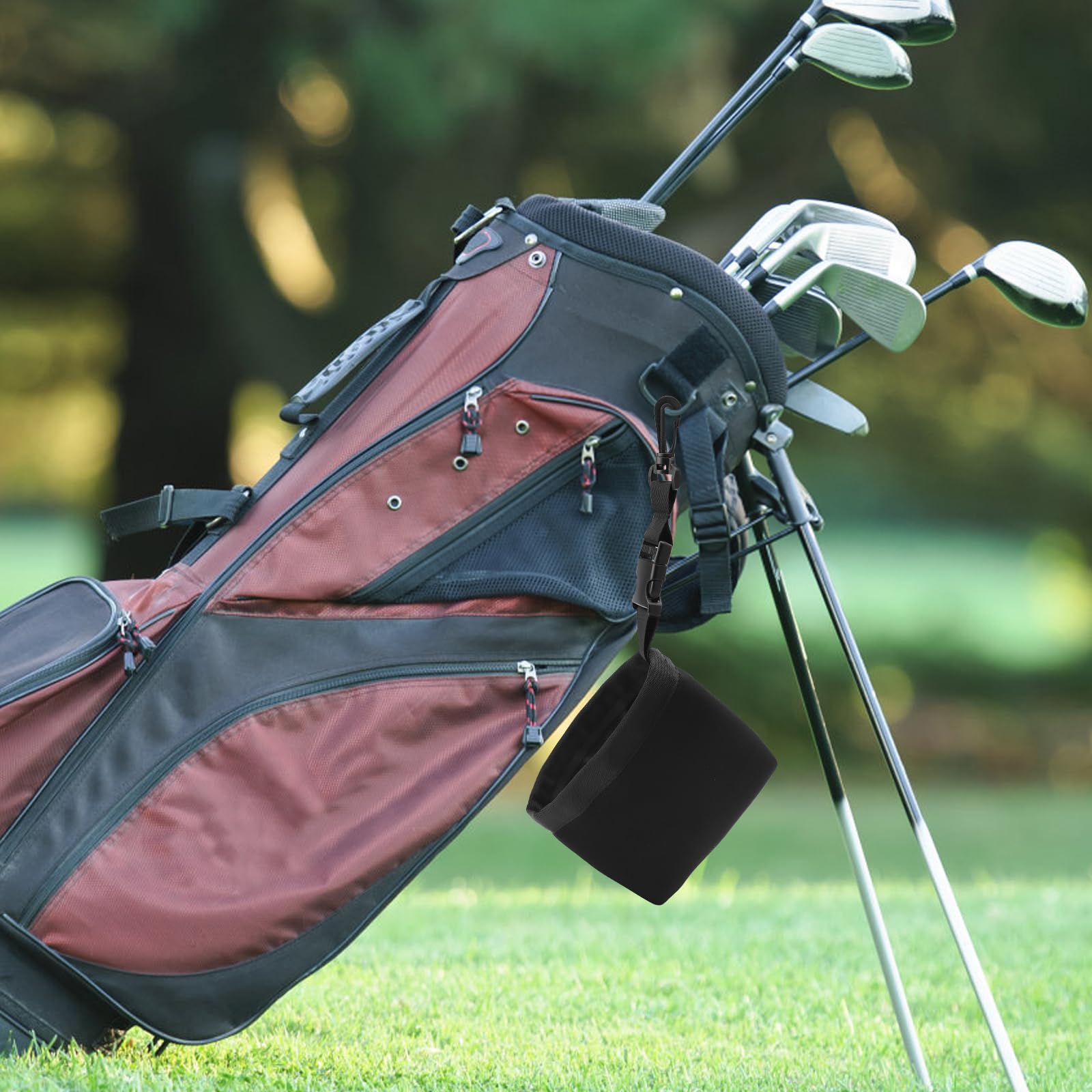 Bolsa de Limpieza para Palos de Golf y Pelotas de Golf Clip Desmontable Lavable a máquina Limpia
