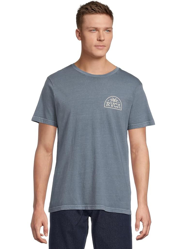 Beige RVCA Palm Serif Short Sleeve