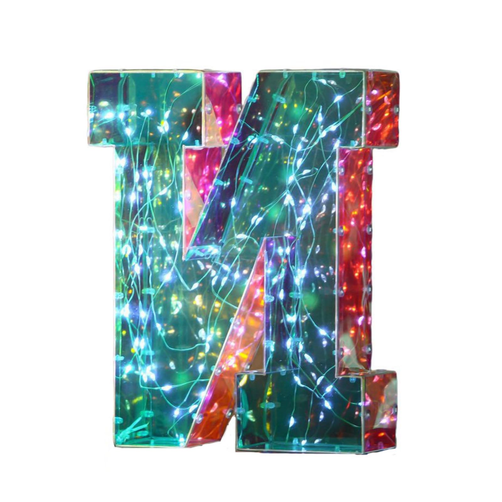 LED Marquee Letter Lights Light Up Letters Glitter Alphabet Letter Sign Battery Powered for Night Light Birthday Party Wedding Girls Gifts Home Bar Christmas Decoration with USB