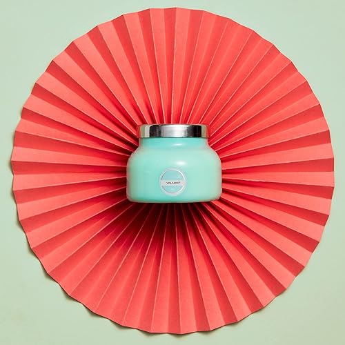 Miniatura 2 de Capri Blue Volcano Velas perfumadas  Velas en tarro de cristal de lujo para el hogar perfumadas con frutas tropicales y cítricos azucarados, mezcla