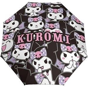 Amazon | クロミ ちゃん Kuromi 人気 日傘 雨傘 兼用 8本骨