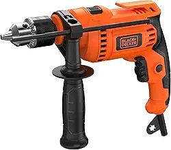 BLACK+DECKER Furadeira de Impacto 13mm, Potência 650W, com Acessórios, BED713650, 110V