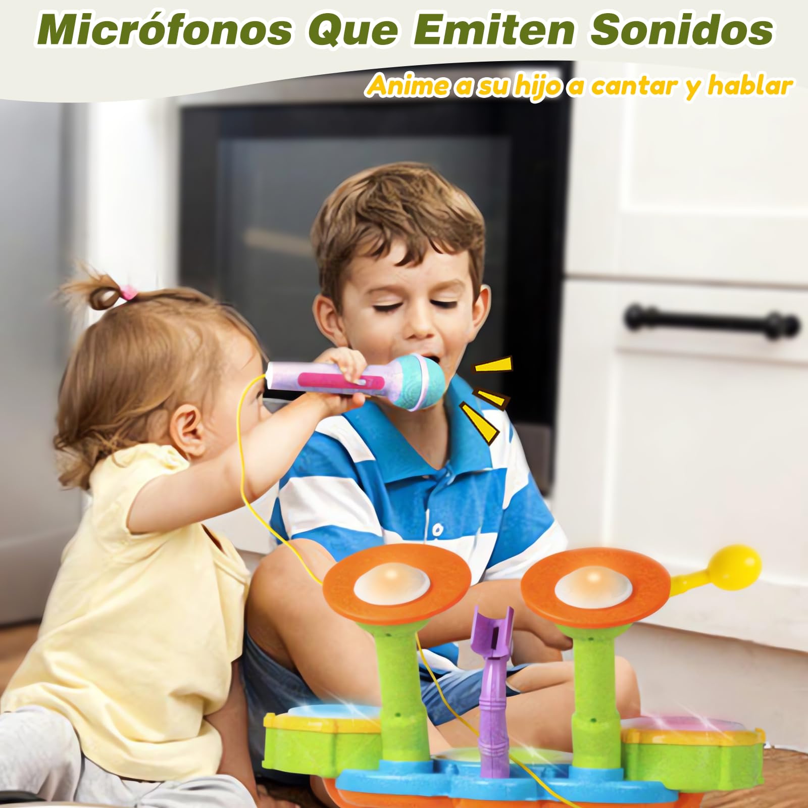 Juguetes Niños 1 Año - Bateria Ideas Regalo Niño 1 2 Año Tambor Infantil Instrumentos Musicales Juguetes Bebe 1 2 Años Ideas Regalo 1 Año Niños Niñas