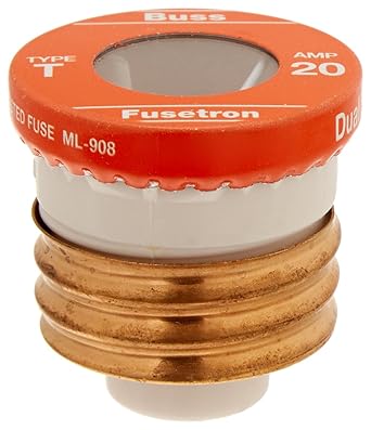 Bussmann Fuses 4581823 Plug Fuse Heavy Duty Edison Base 20 Amperage