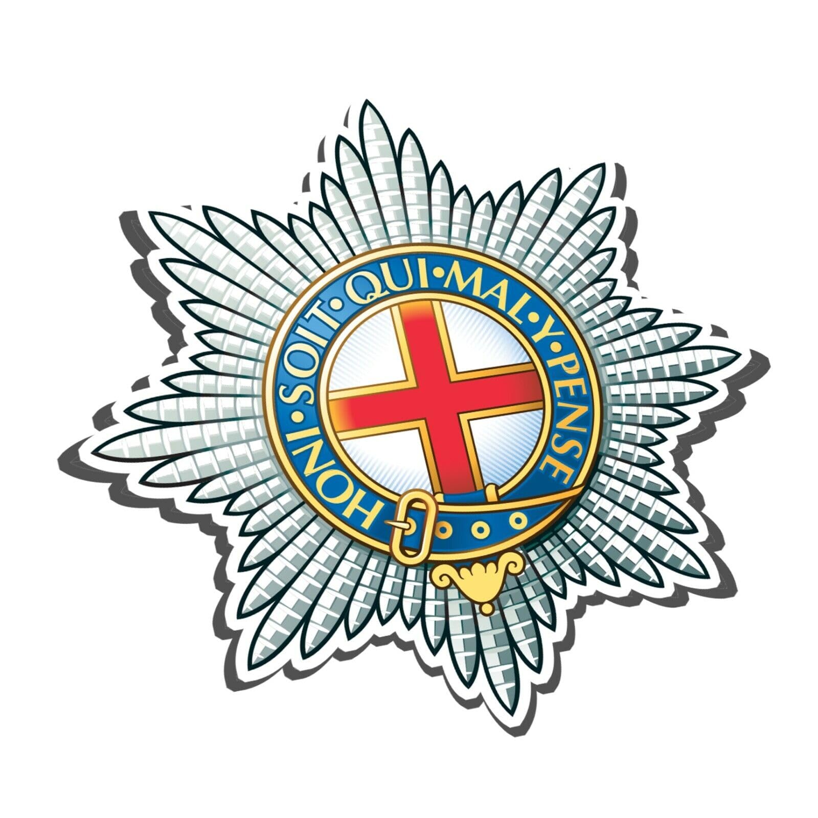 Coldstream Guards (SK5) Military Waterproof Vinyl Stickers Decal Veteran Squaddie Army 100mm x 100mm