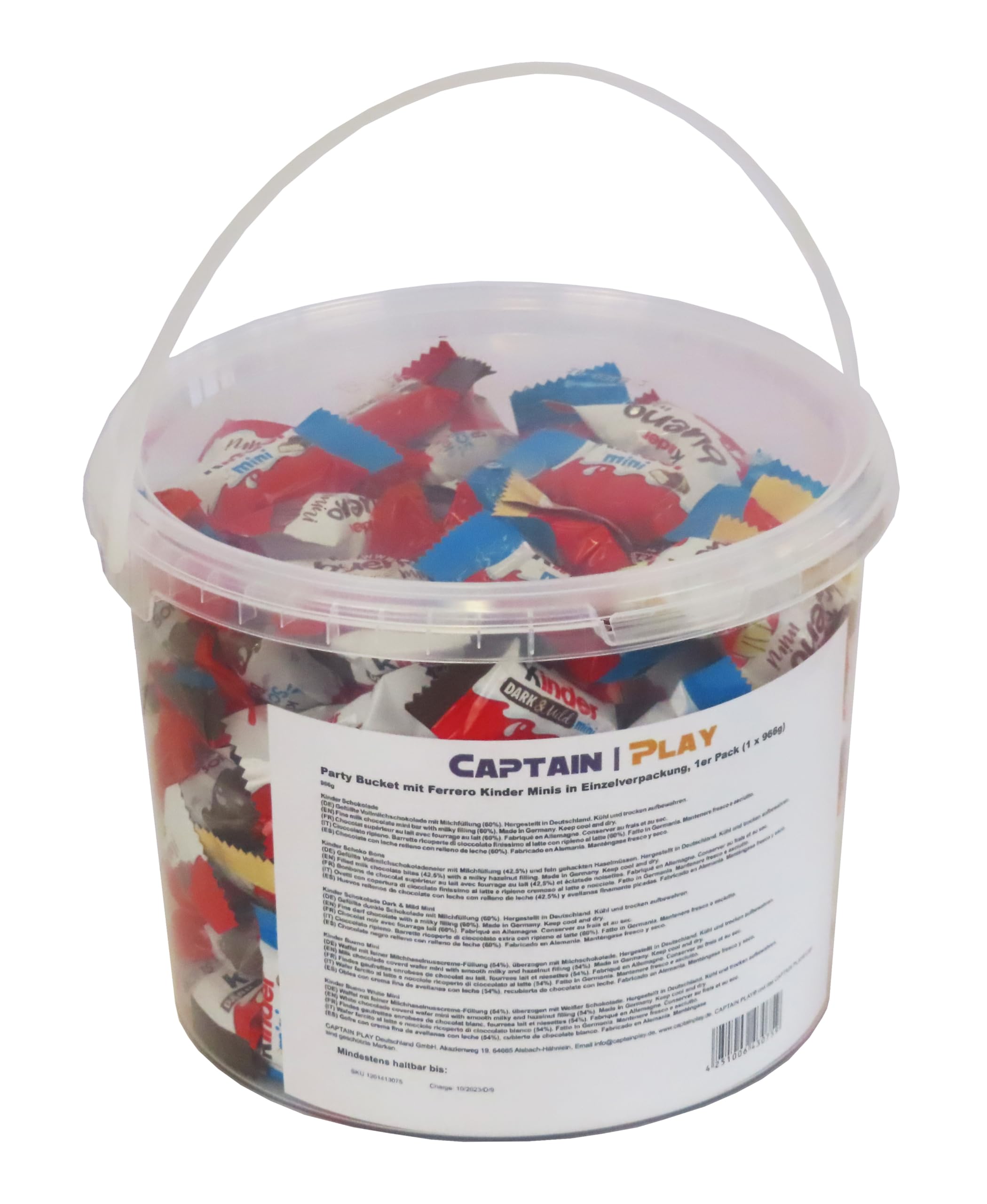 Party Bucket con Kinder Mini specialità 966g