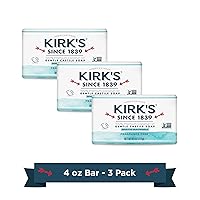 Vista 10 de Original Coco Castile jabón con aloe vera de Kirk, paquete de de 3