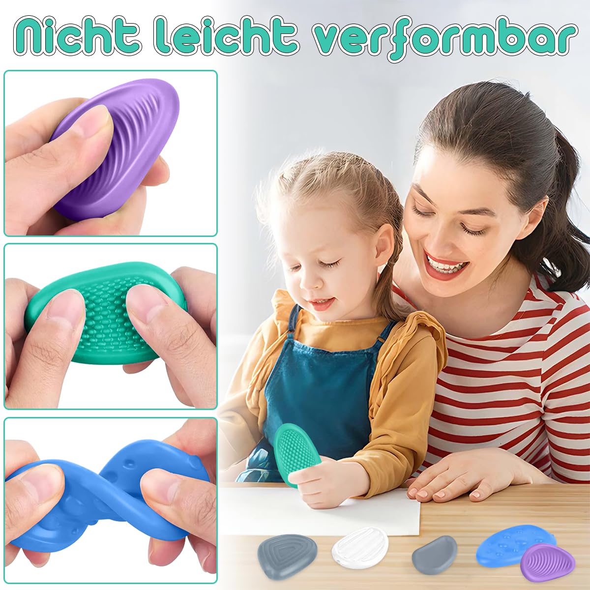 6 Pack Stress Relief Toys, Sensory Toys, Stress Relief Toys, Sensory Toys for Stress Anxiety, ADHD and Autism - Image 2