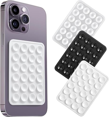 Soporte de silicona para teléfono con ventosa, soporte para espejo para selfies y videos, soporte para accesorios de teléfono manos libres, Soporte de silicona para teléfono con ventosa, soporte para espejo para selfies y videos, soporte para accesorios de teléfono manos libres,