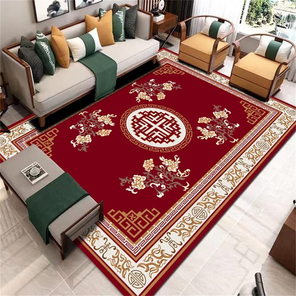 Tapis de sol extérieur et intérieur 100x160cm rouge idéal pour illuminer l'entrée