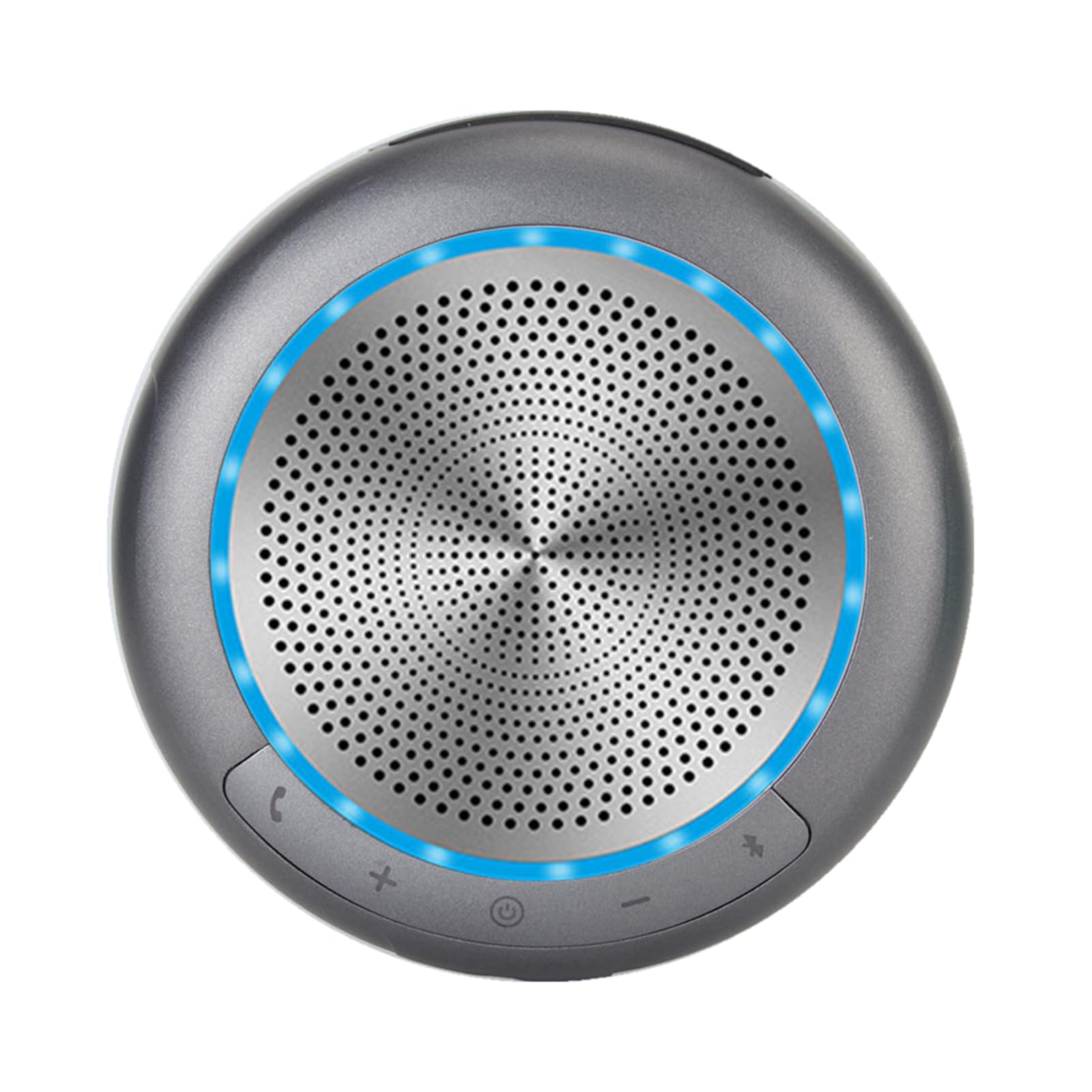 Microfono per Conferenza Wireless, Riduzione del Rumore Omnidirezionale a 360 Gradi, Microfono Desktop USB Full Duplex con Bluetooth 5.0, per OS X, per Android, per Linux