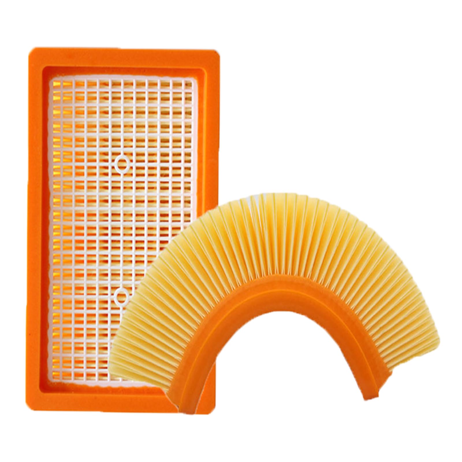 Flat-Pleated Filter Replacement for Karcher WD4 WD5 WD6 MV4 MV5 MV6 Wet and Dry Vacuum Cleaner Part (2 Pack)