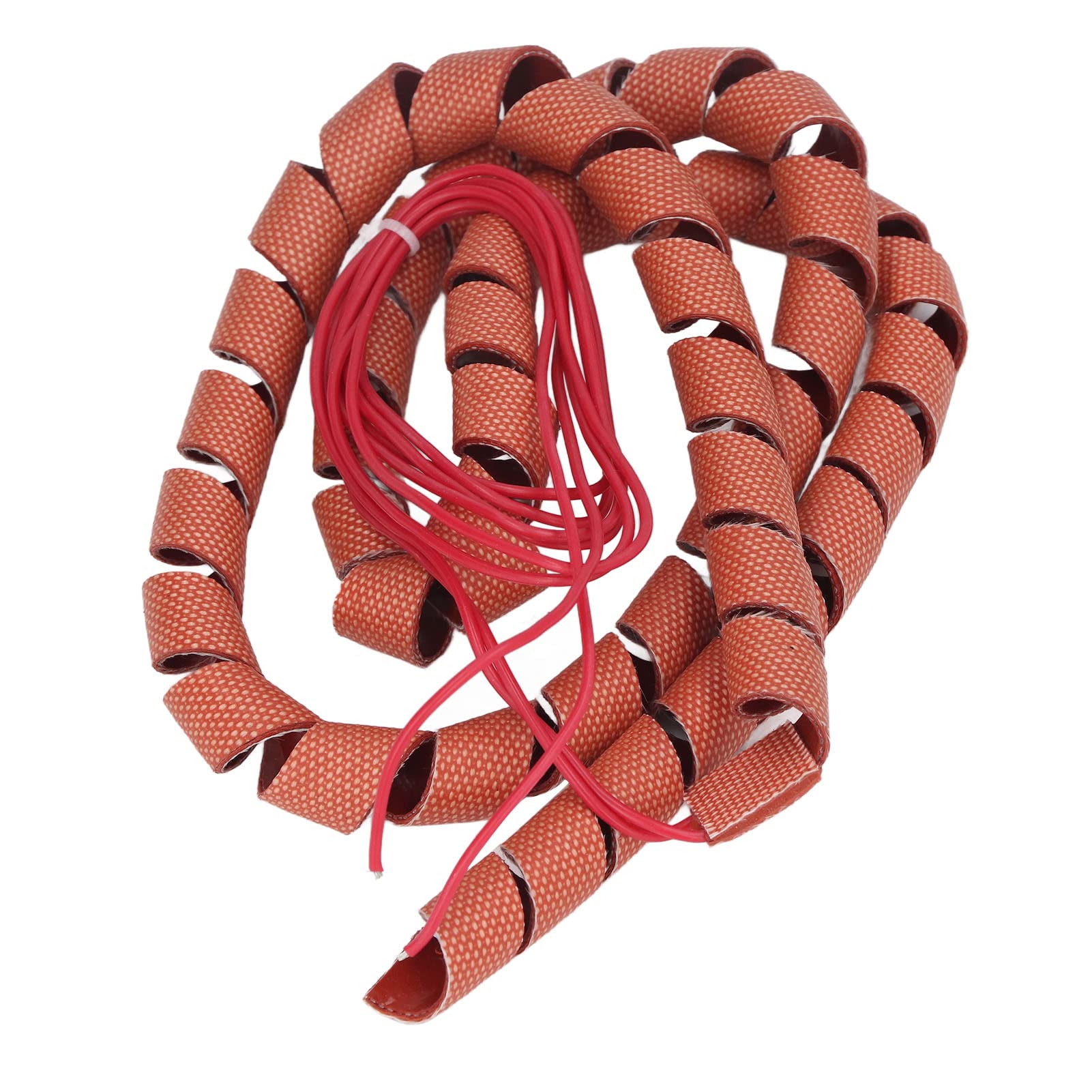 Fabater Nastro Riscaldante in Silicone a Spirale 220V 70W, Avvolgicavo per Tracciamento Termico dei Tubi per Protezione Antigelo, Avvolgimento Riscaldante per Tubi in Silicone Durevole per in (Gel
