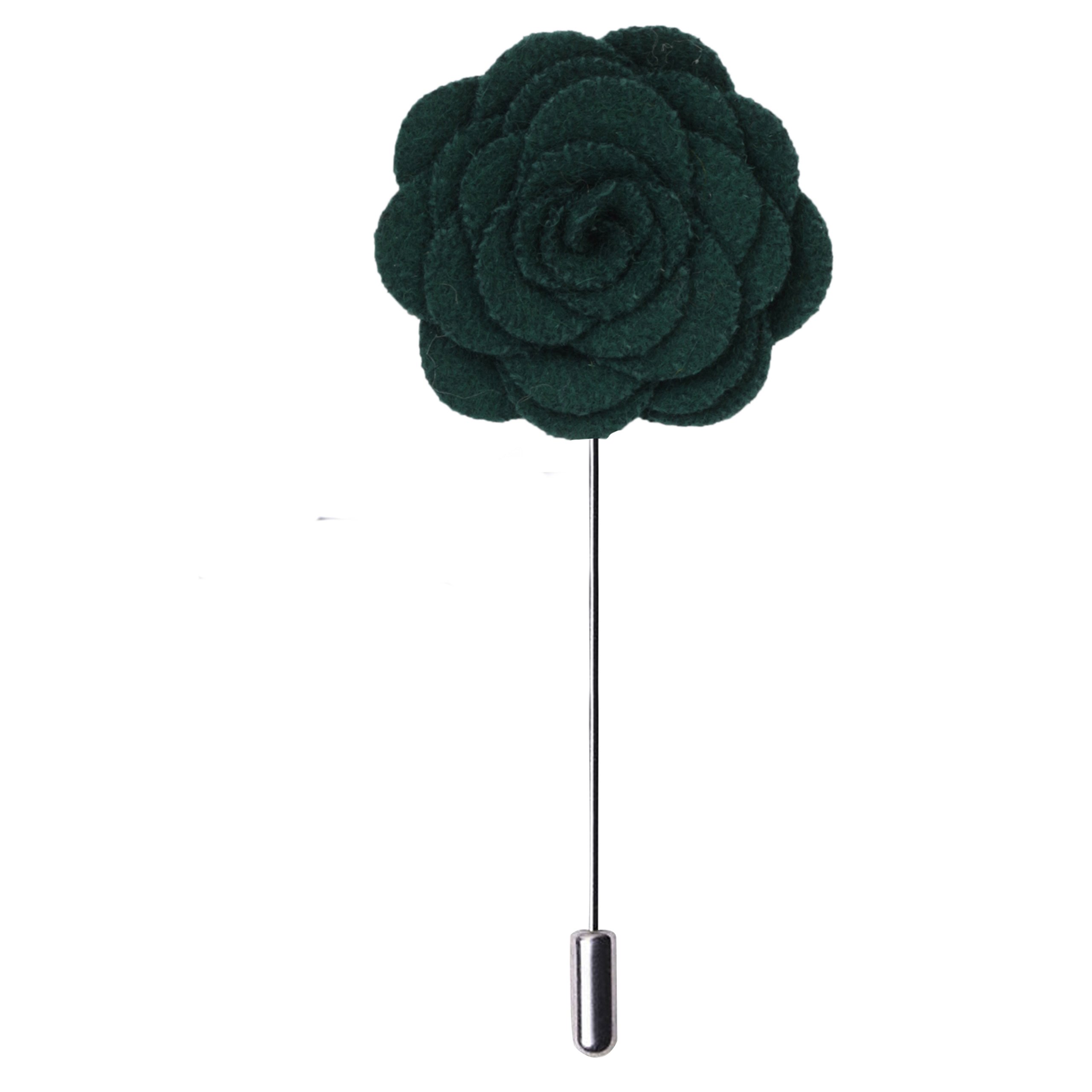 peluche Blooming Charm Green Brooch for Men-picture-10