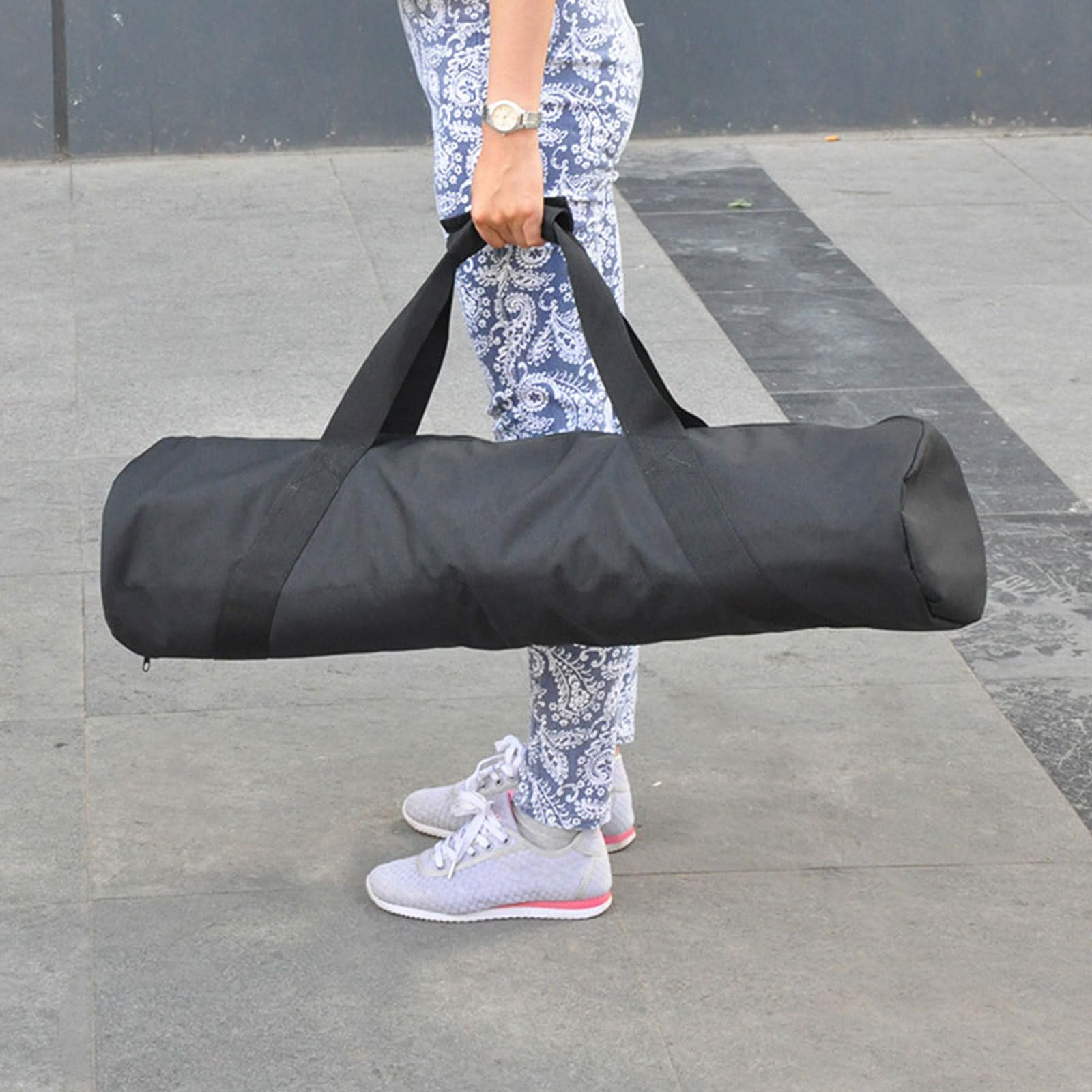 Borsa per Treppiede Oxford Nera Tracolla e Imbottitura | Trasporto Portatile a Mano, Uso Outdoor per Attrezzatura Fotografica, Struttura Rinforzata