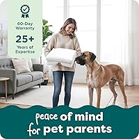 Vista 9 de Furhaven - Funda protectora de espuma para cama de perro, resistente al agua, color blanco, jumbo plus