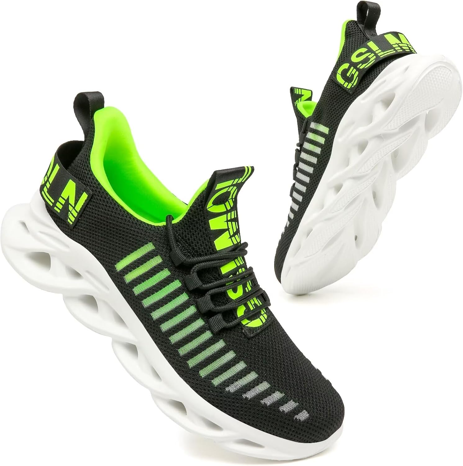 GSLMOLN Men's Casual Walking Shoes Non Slip Breathable Comfort Sneakers Work Gym Running Tennis Cross Trainer