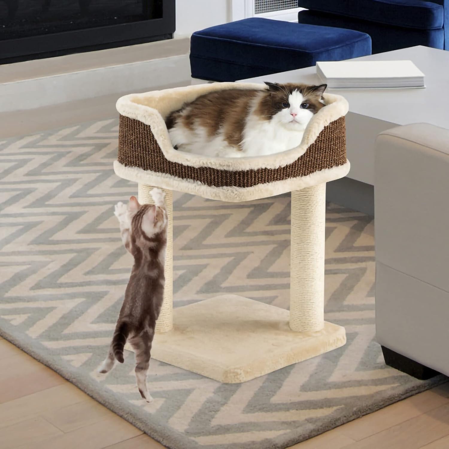 Cat Tree for Indoor Cats, MultiLevel Small Cat Tree with