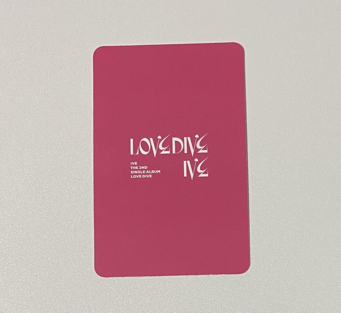 Amazon.co.jp: IVE ウォニョン LOVE DIVE Ver.3 トレカ WONYOUNG